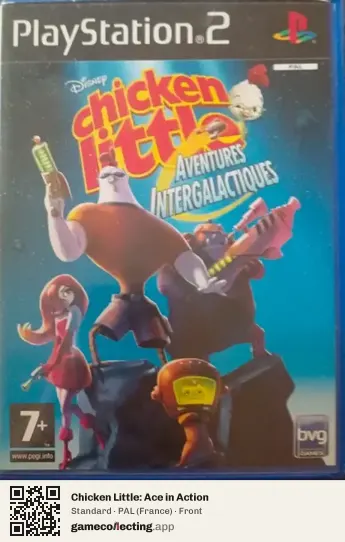 Chicken Little: Ace in Action PlayStation 2, France box front