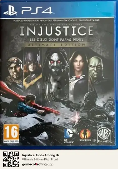 Injustice: Gods Among Us PlayStation 4, PAL box front