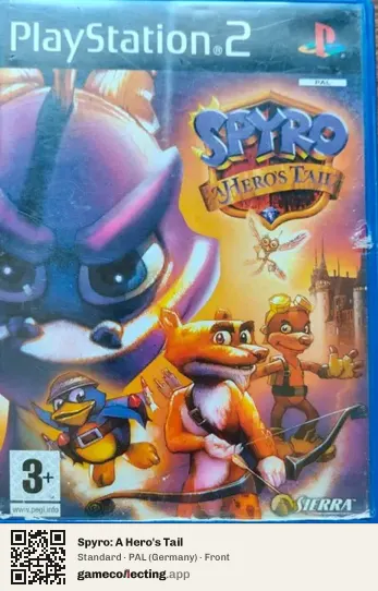 Spyro: A Hero's Tail PlayStation 2, Germany box front