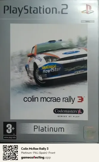 Colin McRae Rally 3 PlayStation 2, Spain box front