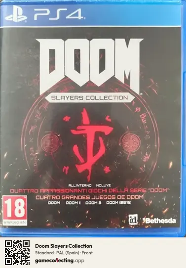 Doom Slayers Collection PlayStation 4, Spain box front