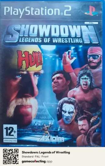 Showdown: Legends of Wrestling PlayStation 2, PAL box front