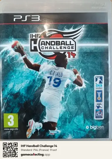 IHF Handball Challenge 14 PlayStation 3, France box front