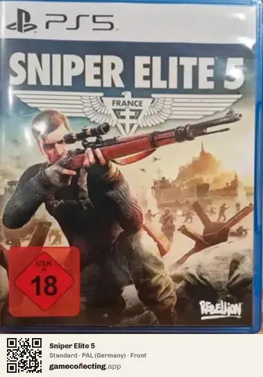 Sniper Elite 5 PlayStation 5, Germany box front