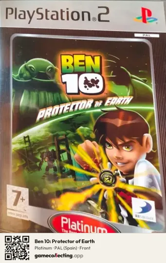 Ben 10: Protector of Earth PlayStation 2, Spain box front