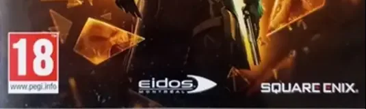 Deus Ex: Human Revolution, the PEGI square on its front