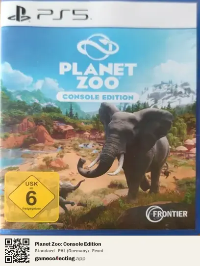 Planet Zoo: Console Edition PlayStation 5, Germany box front