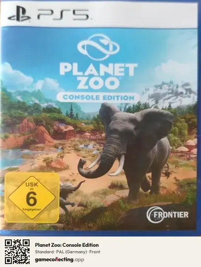Planet Zoo: Console Edition PlayStation 5, Germany box front