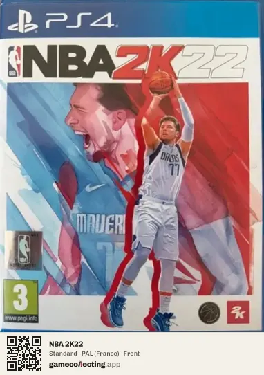 NBA 2K22 PlayStation 4, France box front