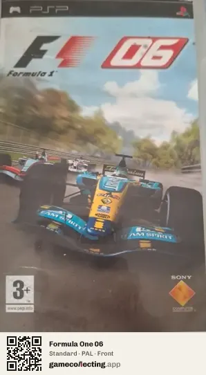 Formula One 06 PlayStation Portable, PAL box front