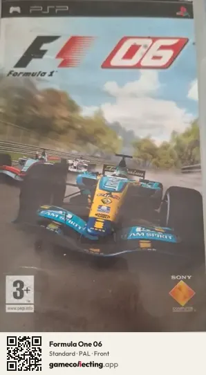 Formula One 06 PlayStation Portable, PAL box front