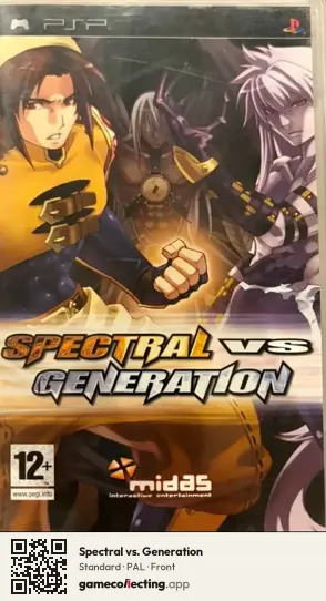 Spectral vs. Generation PlayStation Portable, PAL box front