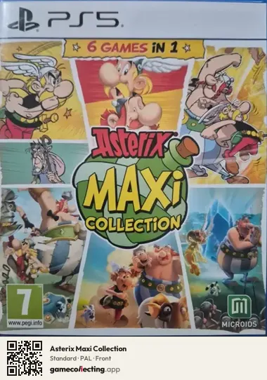 Asterix Maxi Collection PlayStation 5, PAL box front