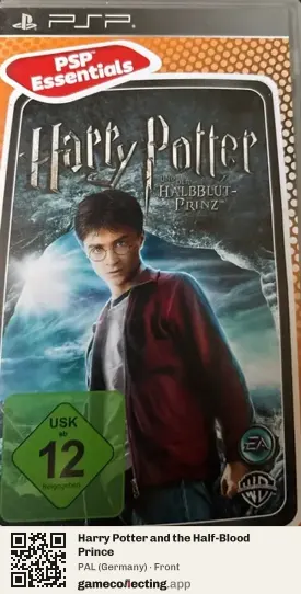 Harry Potter and the Half-Blood Prince PlayStation Portable, Germany box front