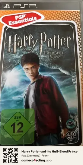 Harry Potter and the Half-Blood Prince PlayStation Portable, Germany box front