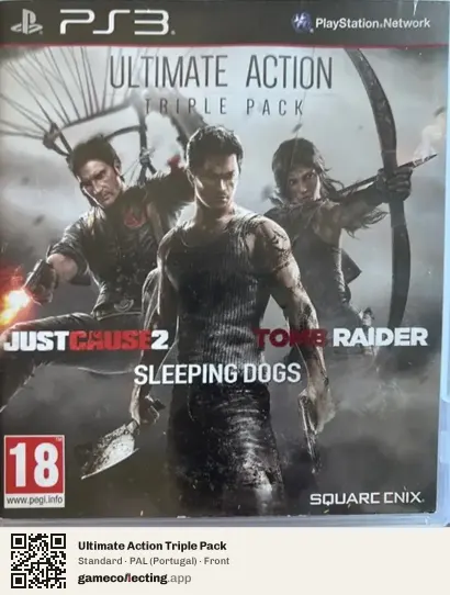 Ultimate Action Triple Pack PlayStation 3, Portugal box front