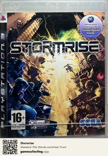 Stormrise PlayStation 3, Nordic countries box front