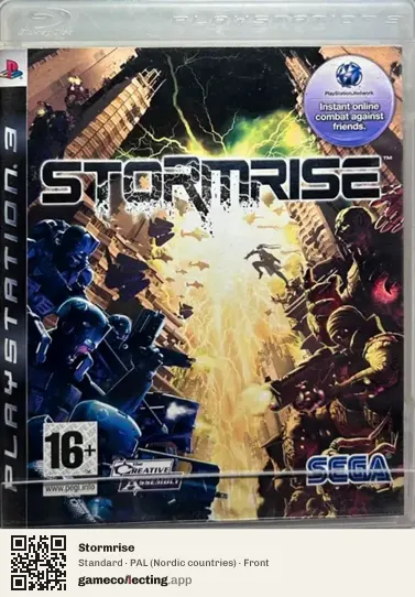 Stormrise PlayStation 3, Nordic countries box front