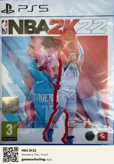 NBA 2K22 PlayStation 5, PAL box front