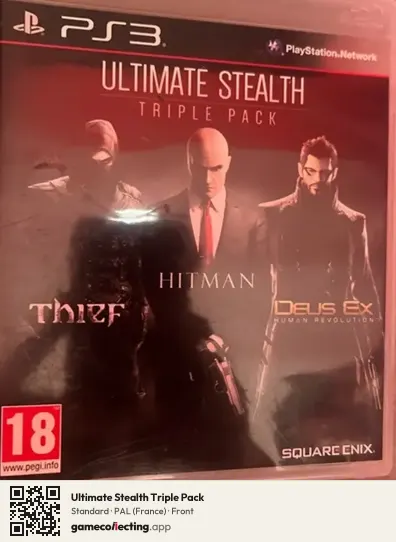 Ultimate Stealth Triple Pack PlayStation 3, France box front