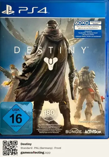 Destiny PlayStation 4, Germany box front