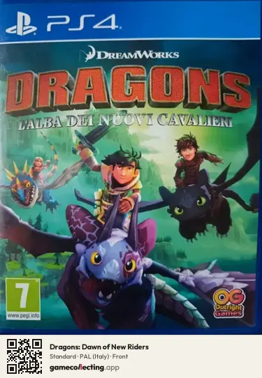 Dragons: Dawn of New Riders PlayStation 4, Italy box front