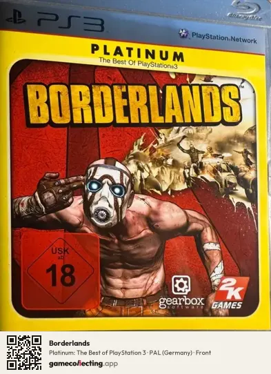 Borderlands PlayStation 3, Germany box front