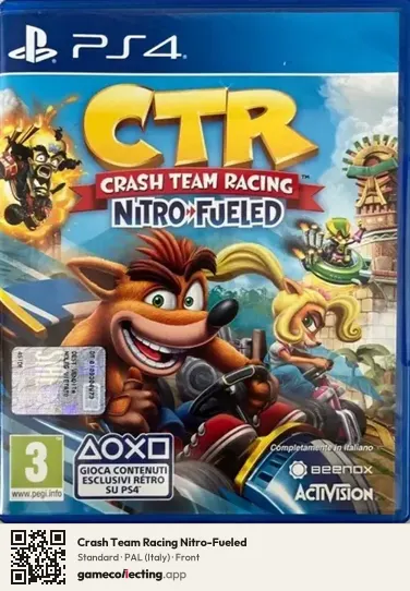 Crash Team Racing Nitro-Fueled PlayStation 4, Italy box front