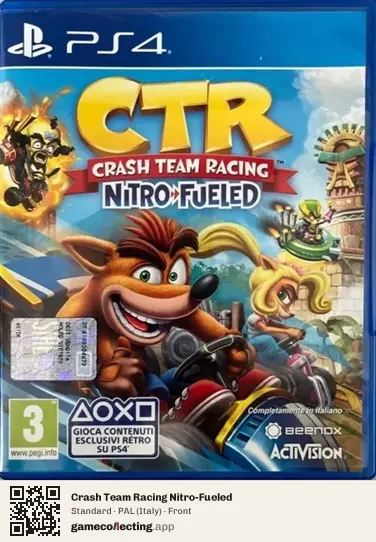Crash Team Racing Nitro-Fueled PlayStation 4, Italy box front