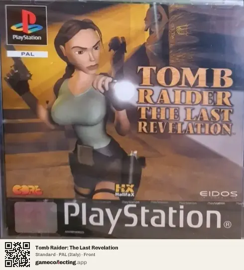 Tomb Raider: The Last Revelation PlayStation, Italy box front