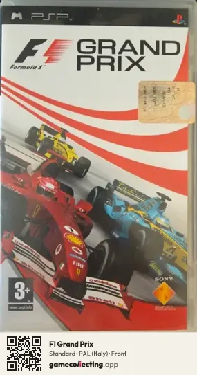 F1 Grand Prix PlayStation Portable, Italy box front
