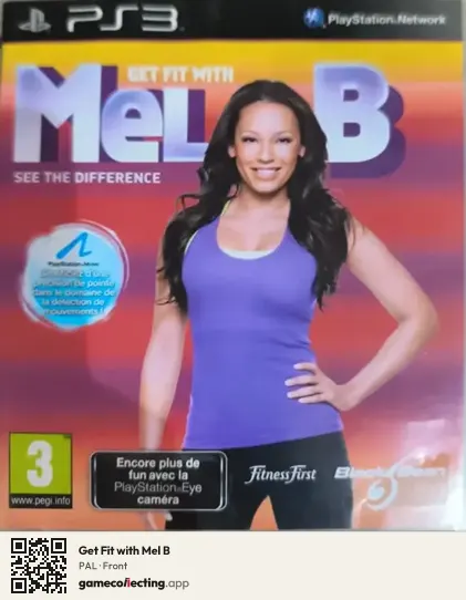 Get Fit with Mel B PlayStation 3, PAL box front
