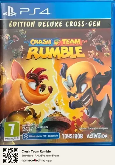 Crash Team Rumble PlayStation 4, France box front