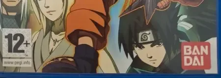 Naruto: Ultimate Ninja 2, the PEGI square on its front