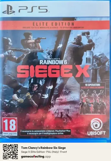 Tom Clancy's Rainbow Six Siege PlayStation 5, Italy box front