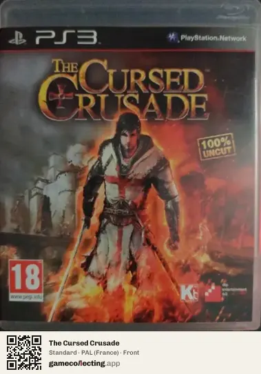 The Cursed Crusade PlayStation 3, France box front