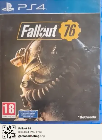 Fallout 76 PlayStation 4, PAL box front
