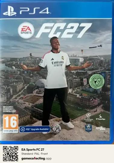 EA Sports FC 27 PlayStation 4, PAL box front