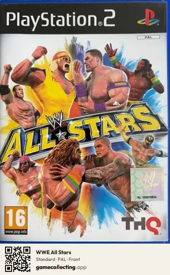 WWE All Stars PlayStation 2, PAL box front