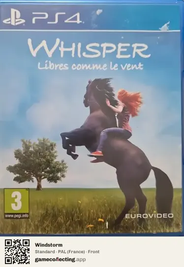 Windstorm PlayStation 4, France box front