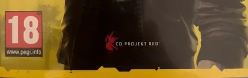 Cyberpunk 2077, the PEGI square on its front