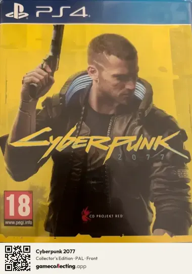 Cyberpunk 2077 PlayStation 4, PAL box front