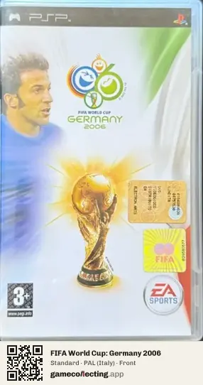 FIFA World Cup: Germany 2006 PlayStation Portable, Italy box front