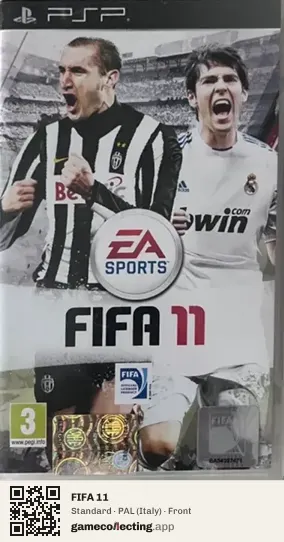 FIFA 11 PlayStation Portable, Italy box front