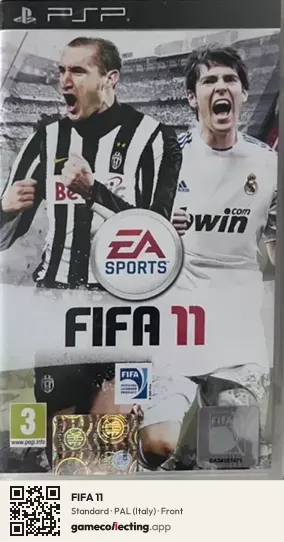 FIFA 11 PlayStation Portable, Italy box front