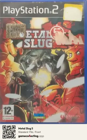 Metal Slug 5 PlayStation 2, PAL box front
