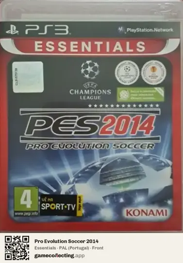 Pro Evolution Soccer 2014 PlayStation 3, Portugal box front
