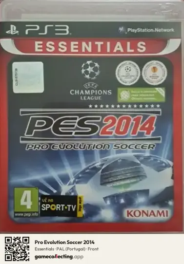 Pro Evolution Soccer 2014 PlayStation 3, Portugal box front