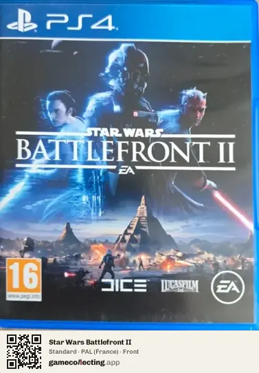 Star Wars Battlefront II PlayStation 4, France box front
