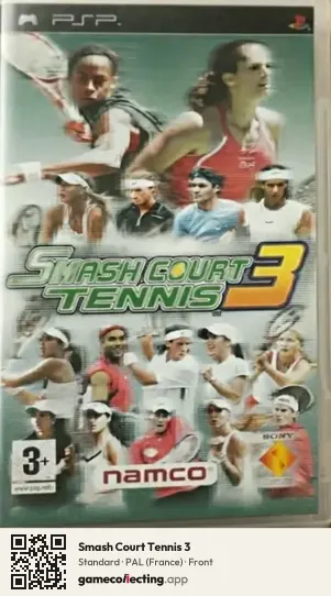 Smash Court Tennis 3 PlayStation Portable, France box front